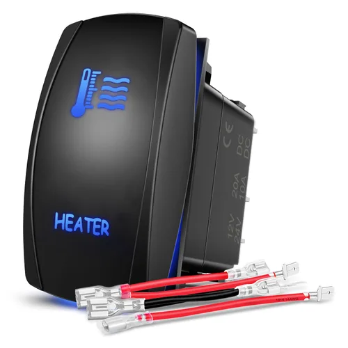 Vista 11 de Nilight Barra de luz LED, soporte para interruptor basculante, kit de carcasa de interruptor de panel de plástico ABS negro, carcasa