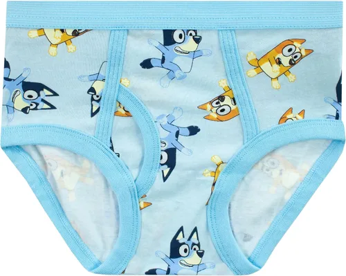 Vista 3 de Bluey Ropa interior para niños, paquete de 5