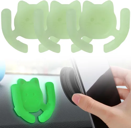 Vista 13 de Soporte multisuperficie para automóvil, paquete de 2 unidades compatible con soportes Popsocket, accesorios de soporte de dispositivos manos libres