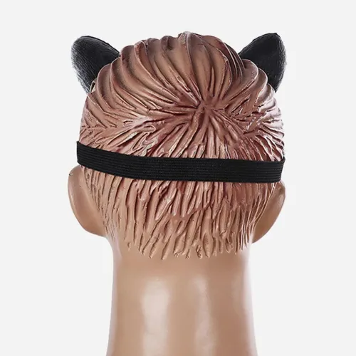 Vista 7 de VICASKY Máscaras de animales 3D adorno de cabeza de oso divertido para adultos, carnaval, Pascua, fiesta, cosplay, accesorios