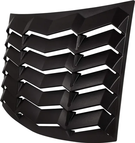 Vista 8 de Rejillas para ventana trasera para Chevrolet Chevy Camaro 2010 2011 2012 2013 2014 2015, parabrisas, estilo Lambo, mate negro, ABS, cubierta parasol