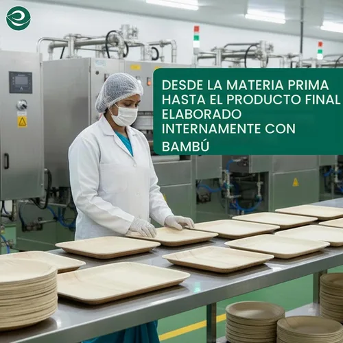 Vista 6 de ECO SOUL Cuencos de bambú de 7 onzas, compostables, resistentes