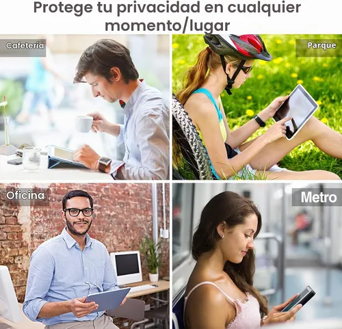 Vista 7 de ProCase Protector de pantalla de privacidad anti espía para iPad 10.2, 1