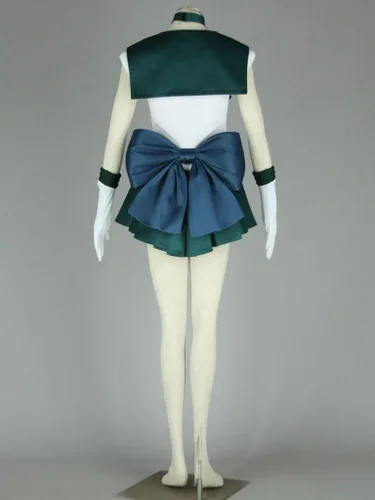 Vista 5 de Disfraz de cosplay de Neptuno KaiOu Michiru para mujer, juego de 6 piezas