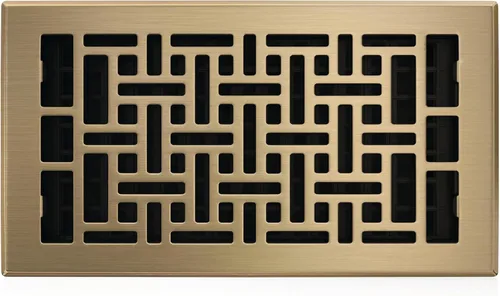 Vista 39 de Decor Grates Registro de suelo oriental AJH212-RB, 2 x 12 pulgadas, acabado de bronce frotado