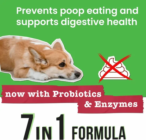 Vista 3 de Masticables sin caca para perros, coprofagia y disuasorio para comer heces