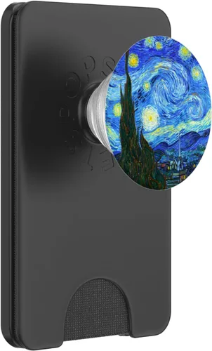 Vista 7 de Vincent Van Gogh Starry Night Art Painters PopSockets PopGrip intercambiable