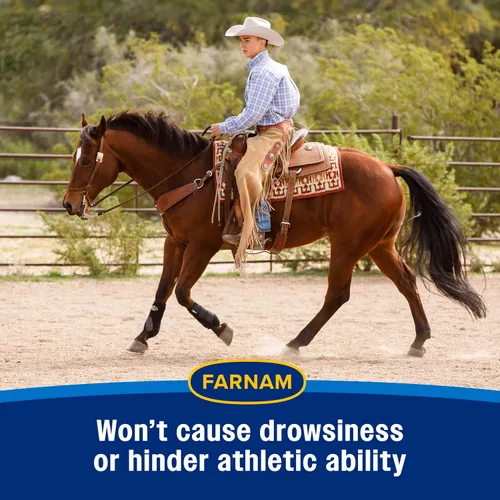 Vista 7 de Farnam Quietex II - Suplemento calmante para caballos, ayuda a controlar el comportamiento nervioso y mantener a los caballos tranquilos