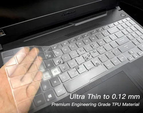 Vista 4 de Funda de teclado para portátil ASUS TUF Gaming F17 2021 TUF706HM FX706LI-ES53 ASUS TUF Gaming F15 FX506LH TUF506HM ASUS TUF Gaming Protector de piel