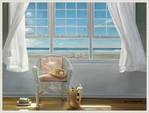 Vista 10 de Amanti Art Lienzo enmarcado para pared, 18 x 24 pulgadas, A Moments Peace, de Karen Hollingsworth, lienzo enmarcado para pared, obras de arte