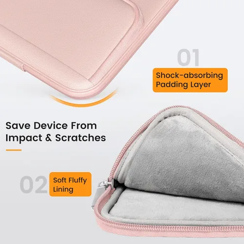 Vista 5 de MoKo Funda para tablet de 9 a 11 pulgadas, compatible con iPadAir 5/4th 10.9, iPadPro de 11 pulgadas, iPad 9/8th 10.2, iPad 10th 10.9, Tab S8/S9 11
