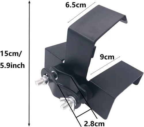 Vista 6 de Soporte de micrófono de percusión Mini estante para panderetas y agitadores Soporte de micrófono para abrazaderas en cualquier micrófono común