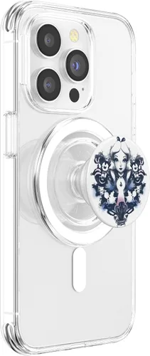 Vista 3 de Disney Alicia en el país de las maravillas Alice Rorschach Retrato PopSockets MagSafe PopGrip para iPhone