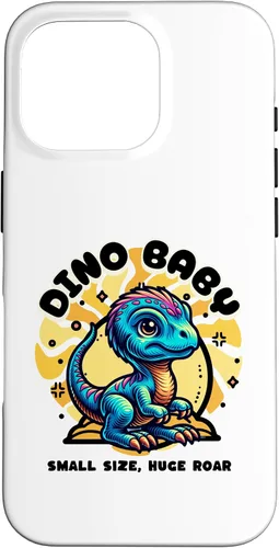 Vista 20 de Cute Dino Baby Cartoon Illustration for Kids Case for iPhone 17