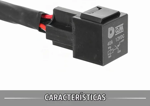 Vista 6 de HID Arnés de relé de cableado de batería de 4.9 ft / 4.9 pies de largo 9006/9012/H10/9005 HID Lámparas Kit de relé de enchufe de 12 V Ruber