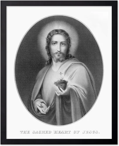 Vista 71 de Poster Master Póster de retrato vintage, impresión cristiana retro, regalo para religiosos, amigos, cara de Jesucristo, sudario de Turín, Biblia
