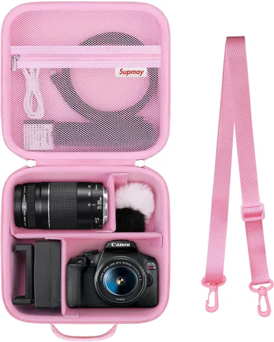 Vista 10 de Funda de transporte para cámara réflex digital Canon EOS Rebel T7 Negro