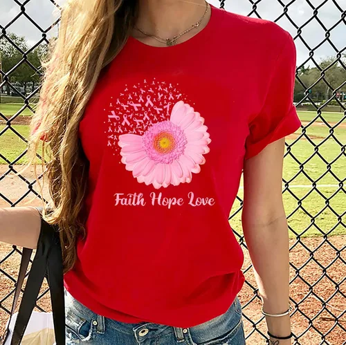 Vista 20 de Camisetas de manga corta con estampado de corazón para mujer, camisetas de ajuste regular, linda y divertida, ropa de regalo 2023