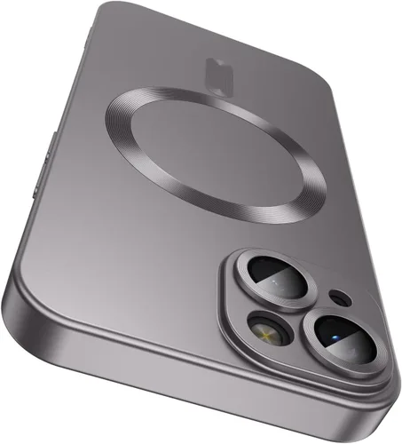Vista 16 de LEKEVO Funda magnética para iPhone 13 [compatible con MagSafe] [protector de lente de cámara integrado] Funda delgada de silicona suave a prueba