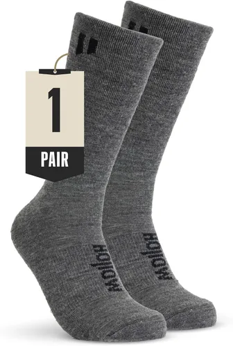 Vista 10 de HOLLOW Calcetines de alpaca para hombres y mujeres, absorben la humedad negro (1 unidad)