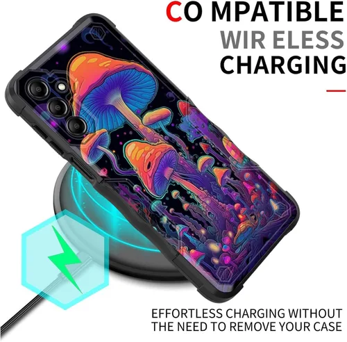 Vista 988 de Funda para Galaxy A14 5G, [Doble Capa][Protección contra Caídas de Grado Militar de 10 Pies] [Antideslizante] Funda Resistente a Prueba de Golpes