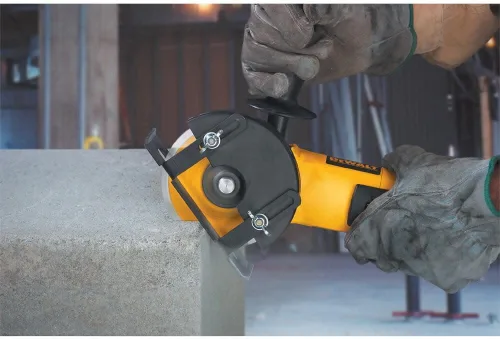 Vista 3 de DEWALT DW4713 Hoja de sierra de diamante segmentada industrial de corte en seco de 4-1/2 pulgadas con eje de 5/8 pulgadas o 7/8 pulgadas