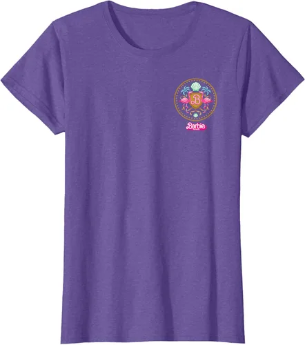 Vista 20 de Barbie The Movie - Camiseta Flamingo Crest Negro