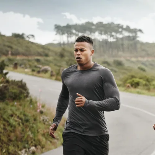 Vista 4 de CE' CERDR Long Sleeve Tee Shirts for Men - Quick Dry Moisture Wicking Sun Protection Long Sleeve T-Shirt for Workout Running