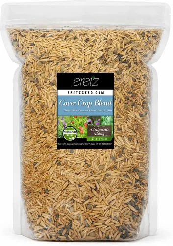 Vista 8 de Cubre la mezcla de semillas de cultivos de Eretz (1 libra). Elige el tamaño. Willamette Valley, cultivado en Oregon, sin OMG, sin rellenos, sin
