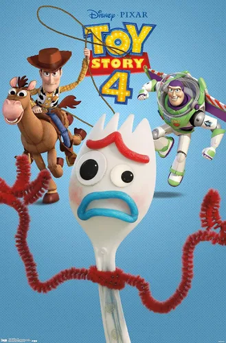 Vista 7 de Trends International Disney Pixar Toy Story 4 - Póster de pared de trío, 22.375 x 34 pulgadas, paquete de póster y clip