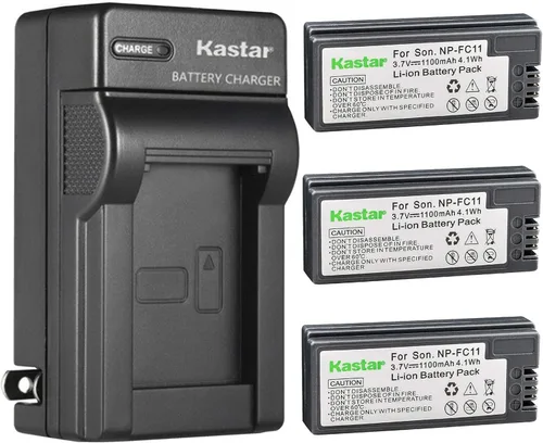 Vista 6 de Kastar - Cargador de batería de pared para Sony Cyber-Shot DSC-V1, Cyber-Shot DSC-F77, Cyber-Shot DSC-F77E, Cyber-Shot DSC-F77A, Cyber-Shot