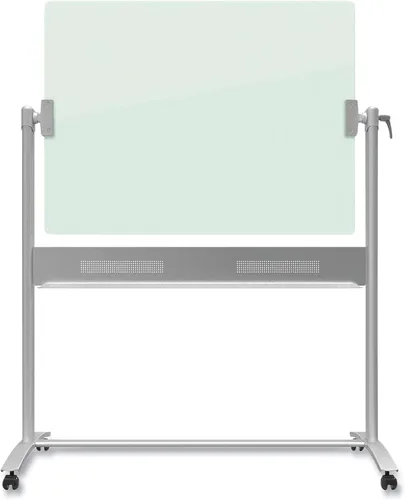 Vista 3 de Quartet Caballete, magnético, pizarra blanca de cristal, 3' x 2', ajustable, portátil, soporte para rotafolio, infinito (ECM32G)