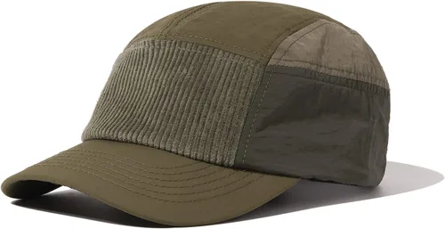 Vista 2 de Croogo Gorra de béisbol multicolor de 5 paneles, impermeable, Snapback, estilo urbano, estilo hip hop