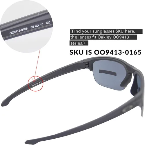 Vista 6 de Walleva - Lentes de repuesto para gafas de sol Oakley Sliver Edge Varias opciones disponibles
