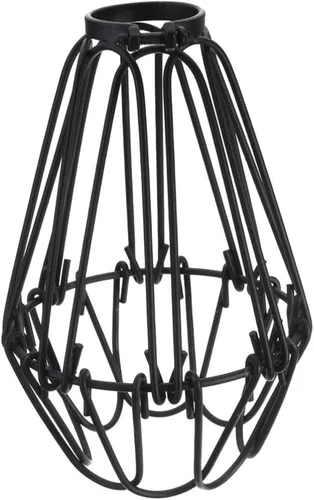 Vista 9 de FOMIYES Lámpara colgante Cubierta de alambre Pantalla de lámpara industrial Protector de metal para ventilador de techo Lámpara de hierro Sombra