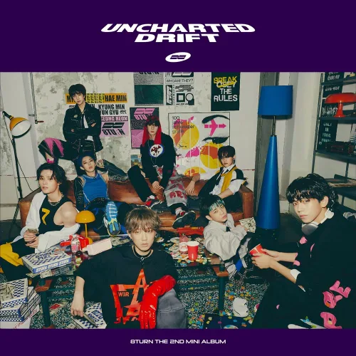 Vista 8 de 8TURN UNCHARTED DRIFT 2nd Mini Album Contents+POB+Photocard+Sticker+Postcard+Tracking Sealed Full SET UNCHARTED+DRIFT+POCA