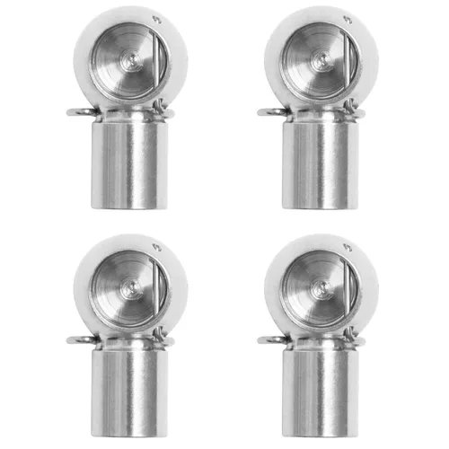 Vista 6 de ARANA Accesorios de extremo de bola de nylon del zócalo de la bola de 10MM, con rosca M6 4pcs recto desmontable elevación junta conector