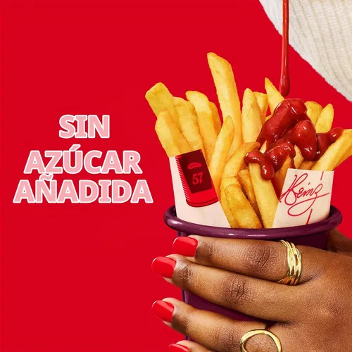 Vista 6 de Heinz Ketchup de tomate sin azúcar añadido (botella de 368 g)
