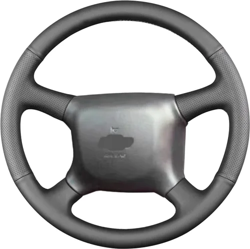 Vista 8 de Funda de volante cosida a mano, apta para Chevy Astro Silverado 1999/Suburban 2000/Blazer S-10 2001/Avalanche Blazer 2002/Kodiak 2005, funda