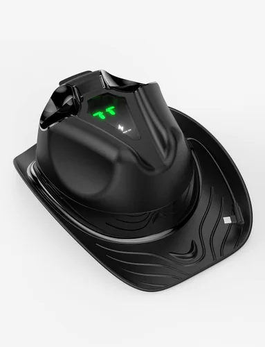 Vista 7 de PHNIXGAM Base de carga compatible con Oculus Quest 2Meta Quest 2, carga auriculares VR y controlador simultáneamente, con 2 baterías recargables