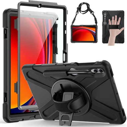 Vista 19 de Gerutek Funda para Samsung Galaxy Tab S6 Lite de 10.4 pulgadas 2024/2022/2020, funda protectora de cuerpo completo con protector de pantalla