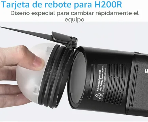 Vista 6 de Kit de Accesorios Godox AK-R1 para Cabezal de Flash Anular Godox H200R Godox AD100PRO / AD200 / AD200Pro / Godox V1 / Godox V1 Pro Cabezal de Flash