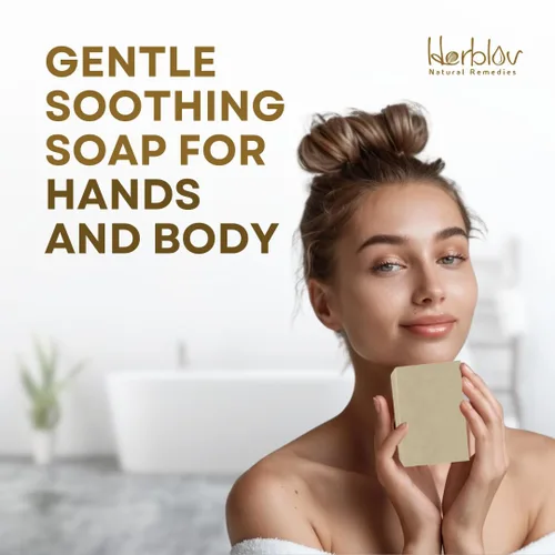 Vista 4 de Jabón de leche de cabra y miel de avena, jabón en barra natural para mujeres, hombres, niños, picazón en la piel, eczema, psoriasis, erupción
