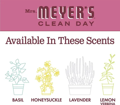 Vista 7 de Mrs. Meyer's Clean Day - Detergente líquido para platos, aroma a crisantemos, fórmula biodegradable 16 fl oz paquete de 2