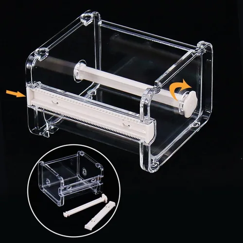 Vista 5 de 2 unidades HomDSim Washi - Cortador dispensador de cinta, organizador de cinta de rollo, cinta adhesiva de escritorio, cinta adhesiva de bricolaje