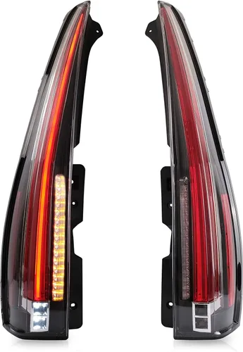Vista 10 de VLAND Conjunto de Faros Compatible con GMC Sierra 2007-2013 1500HD 2500HD 3500HD, LED Completo, Plug-and-play, Cuenco Reflector