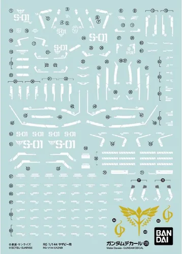 Vista 8 de Bandai Hobby - 30 Minute Missions - Calcomanías de agua, calcomanías de deslizamiento acuático Bandai Spirits