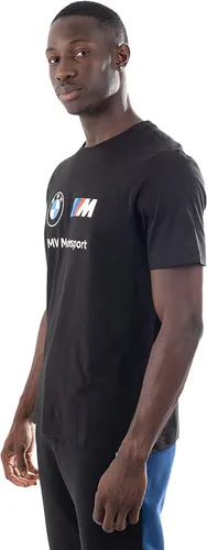 Vista 2 de PUMA Men's Black BMW MMS ESS Logo T-Shirt