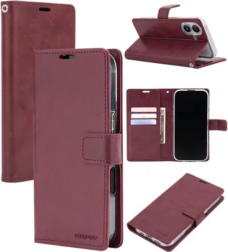 Vista 28 de GOOSPERY Funda Blue Moon para Galaxy S21 de 6.2 pulgadas (2021), soporte de piel sintética premium con soporte para tarjetas (negro)