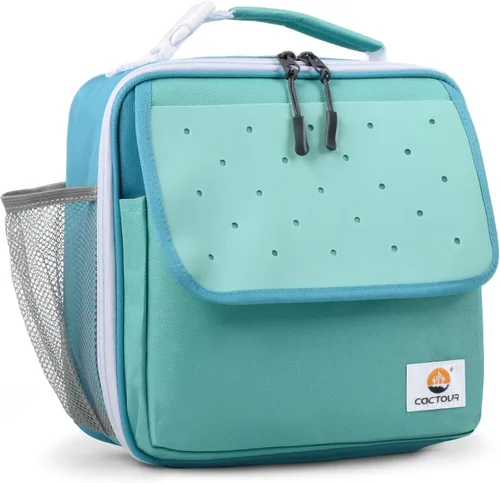 Vista 14 de CaCTOUR Lonchera para Niños, 2 Paquetes Bolsa de Almuerzo Aislada para Niñas y Niños, Bolsa Suave Mini Enfriador Regreso a la Escuela Bolsa